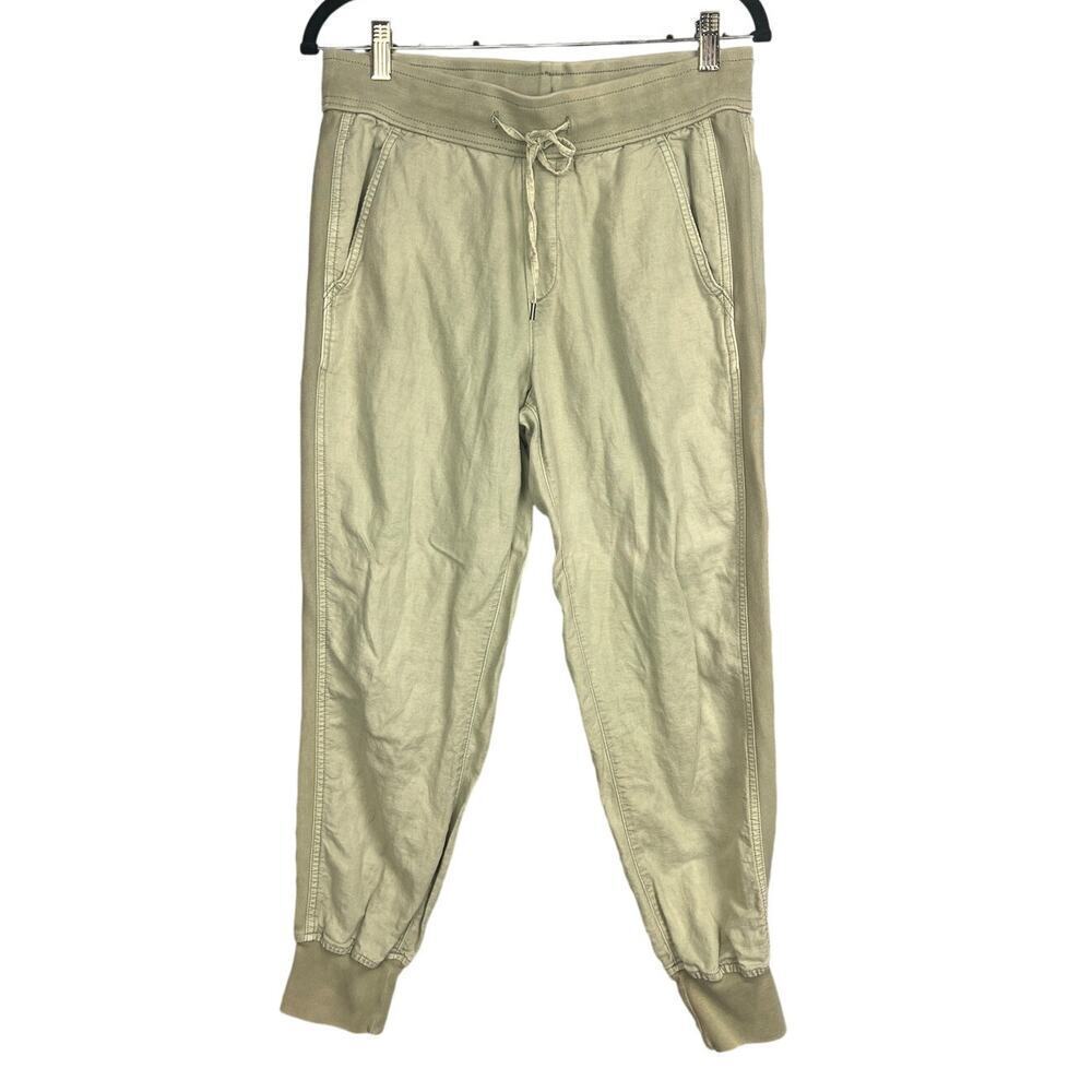 Gap Sage Green Linen Blend Joggers Size S